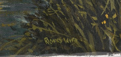 Lot 65 - Richard Wood (b.1950) Two Country Landscapes and a River Landscape