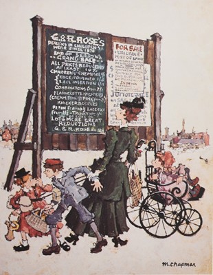 Lot 68 - Margaret Chapman (1940-2000) The Antique Shop