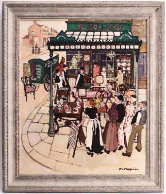 Lot 68 - Margaret Chapman (1940-2000) The Antique Shop