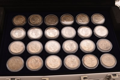 Lot 182 - A large collection of United States silver coinage comprising