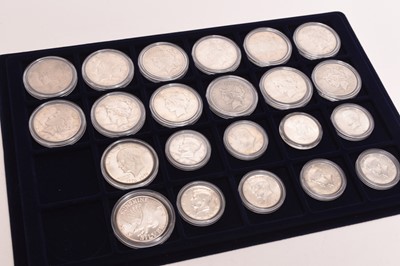 Lot 182 - A large collection of United States silver coinage comprising