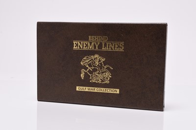 Lot 184 - UK 1996 Gulf War - "Behind Enemy Lines" comprising Elizabeth II sovereign dated 1979