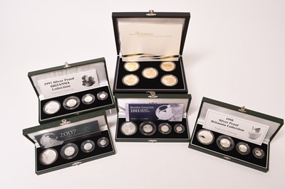 Lot 186 - The five coin 2006 Britannia Golden Silhouette Collection