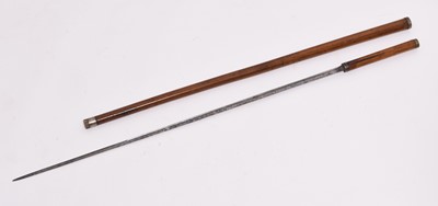 Lot 243 - Gentleman's sword-stick, early 20th century