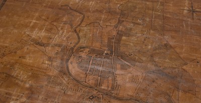 Lot 62 - MAP OF THE BOROUGH OF LUDLOW by C Evans, November 1832