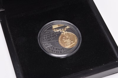 Lot 146 - The 2018 Armistice Centenary Remembrance Gold Gallantry Proof Double Sovereign
