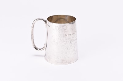 Lot 25 - A silver mug