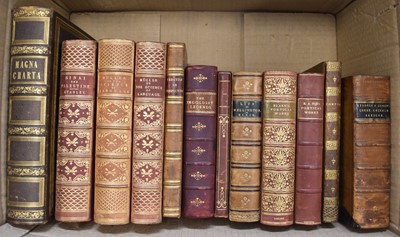 Lot 21 - LEATHER BINDINGS. Stanley, Arthur, Sinai and Palestine, 12th thousand 1862(28) (2 boxes)