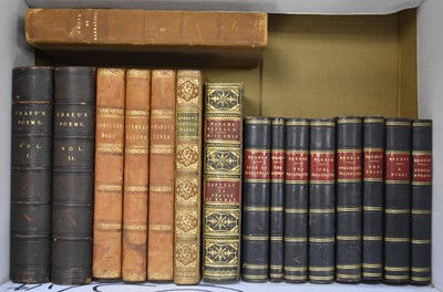 Lot 21 - LEATHER BINDINGS. Stanley, Arthur, Sinai and Palestine, 12th thousand 1862(28) (2 boxes)