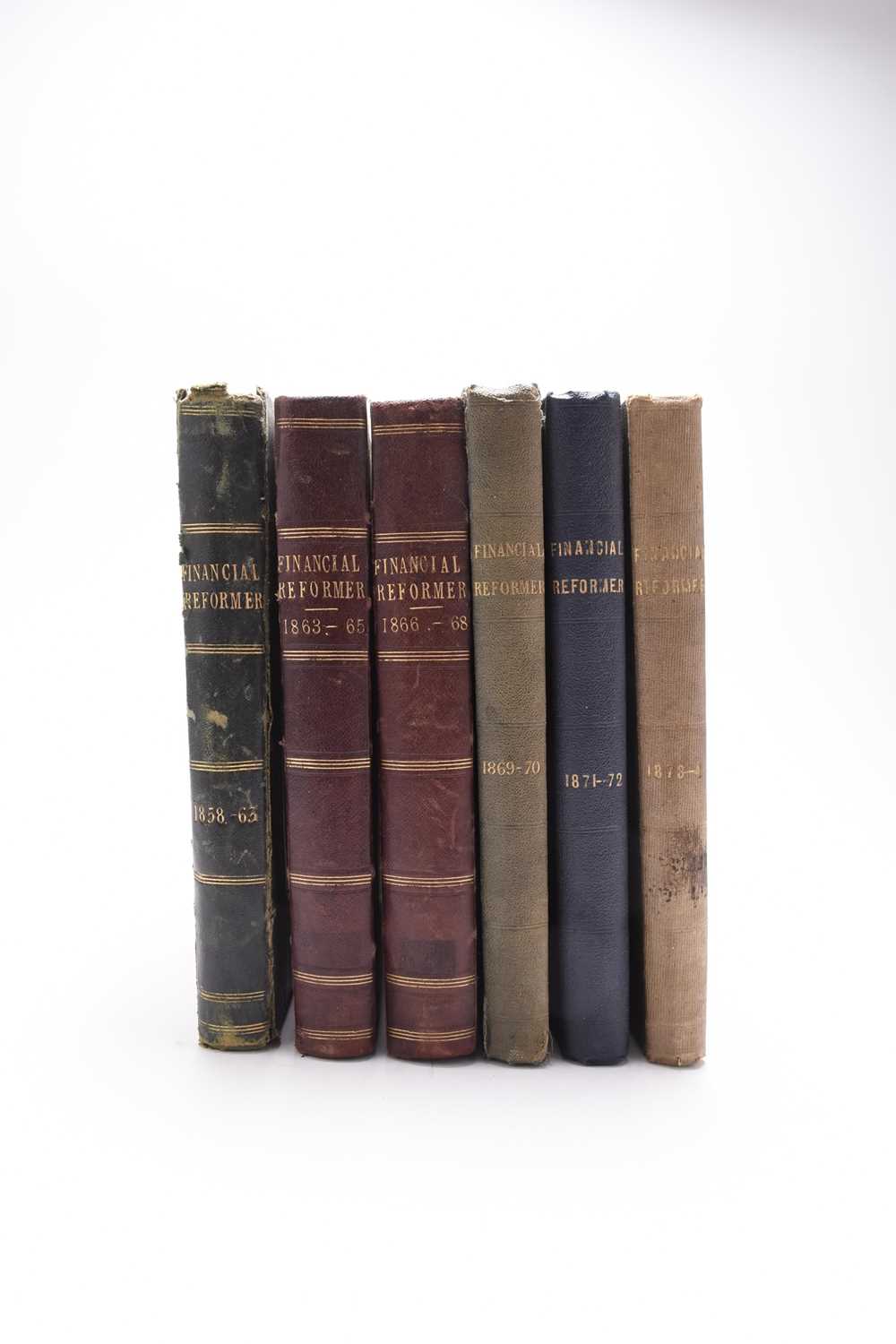 Lot 25 - THE FINANCIAL REFORMER. A monthly periodical by the Council of the Financial Reform Association, 1858 (6)