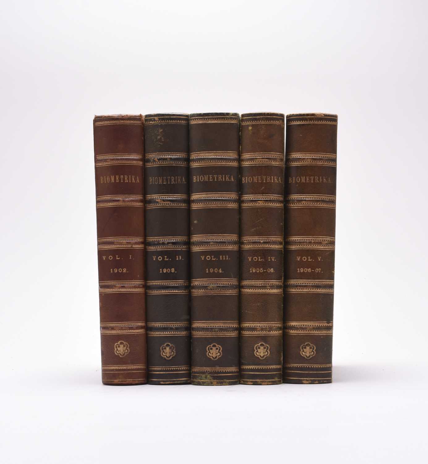 Lot 23 - BIOMETRIKA. A Journal for the Statistical Study of Biological Problems (5) (box)