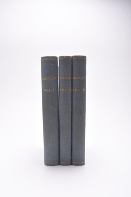 Lot 26 - VAHL, M, editor, Greenland, 3 vols, Copenhagen & London, 1928-29 (3)