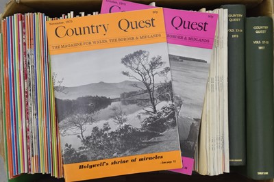 Lot 113 - COUNTRY QUEST, A Magazine for Wales and the Borders. 1963-77 (4 boxes)