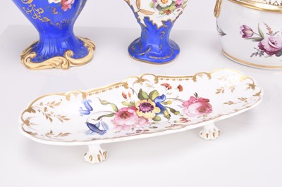 Lot 35 - A group of 19th century English porcelain including John Rose and Samuel Alcock