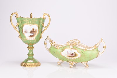 Lot 37 - Two Coalport vases, early 20th century