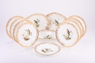 Lot 103 - Coalport dessert service by John Randall, circa 1855