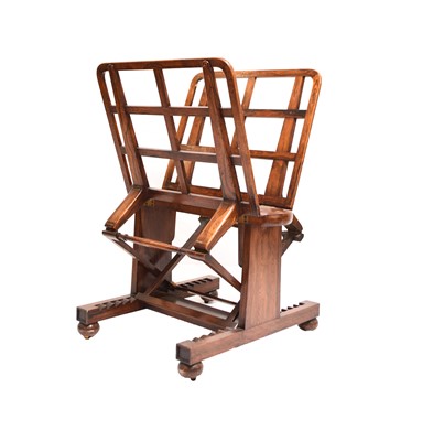Lot 394 - A good George IV rosewood folio stand