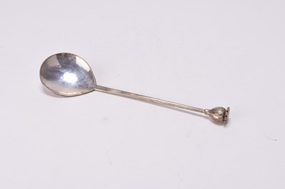 Lot 26 - An Elizabeth II Scottish silver spoon by Graham Leishman Stewart