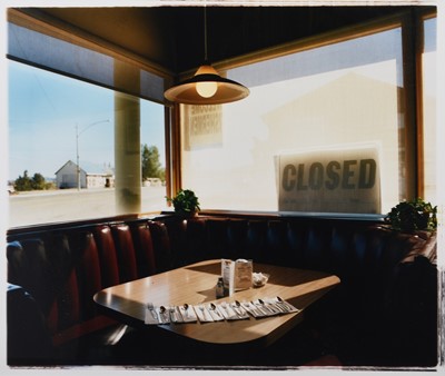 Lot 48 - Richard Heeps (b. 1965), Nicelys' Cafe, Mono Lake, California and book