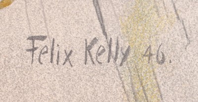 Lot 33 - Felix Kelly (1914-1994) Drifter and Steamers