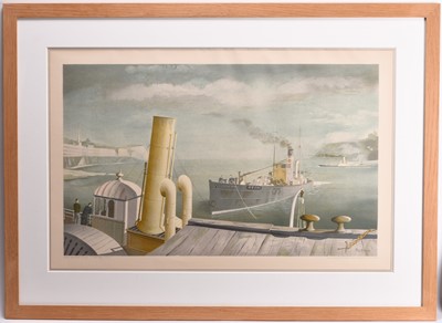 Lot 33 - Felix Kelly (1914-1994) Drifter and Steamers