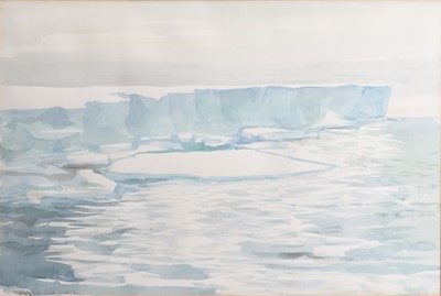 Lot 198 - David Smith (1920-1999) Ice Cliff, Halley Bay, Antarctica