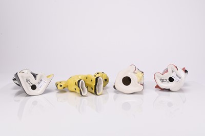 Lot 42 - Four Lorna Bailey models of cats including Super Cat and Batcat