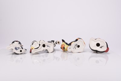 Lot 44 - Four Lorna Bailey models of cats including Frizzle and Tigger