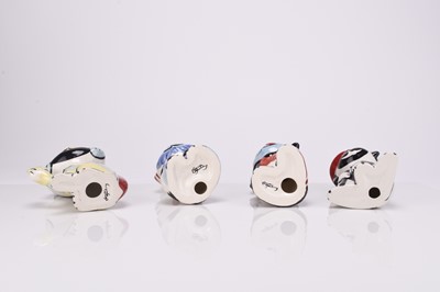 Lot 45 - A group of four Lorna Bailey models of cats including Moonlight and Butterfly Cat