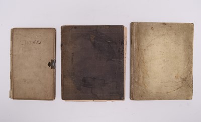 Lot 87 - THREE 19TH C RECIPE BOOKS