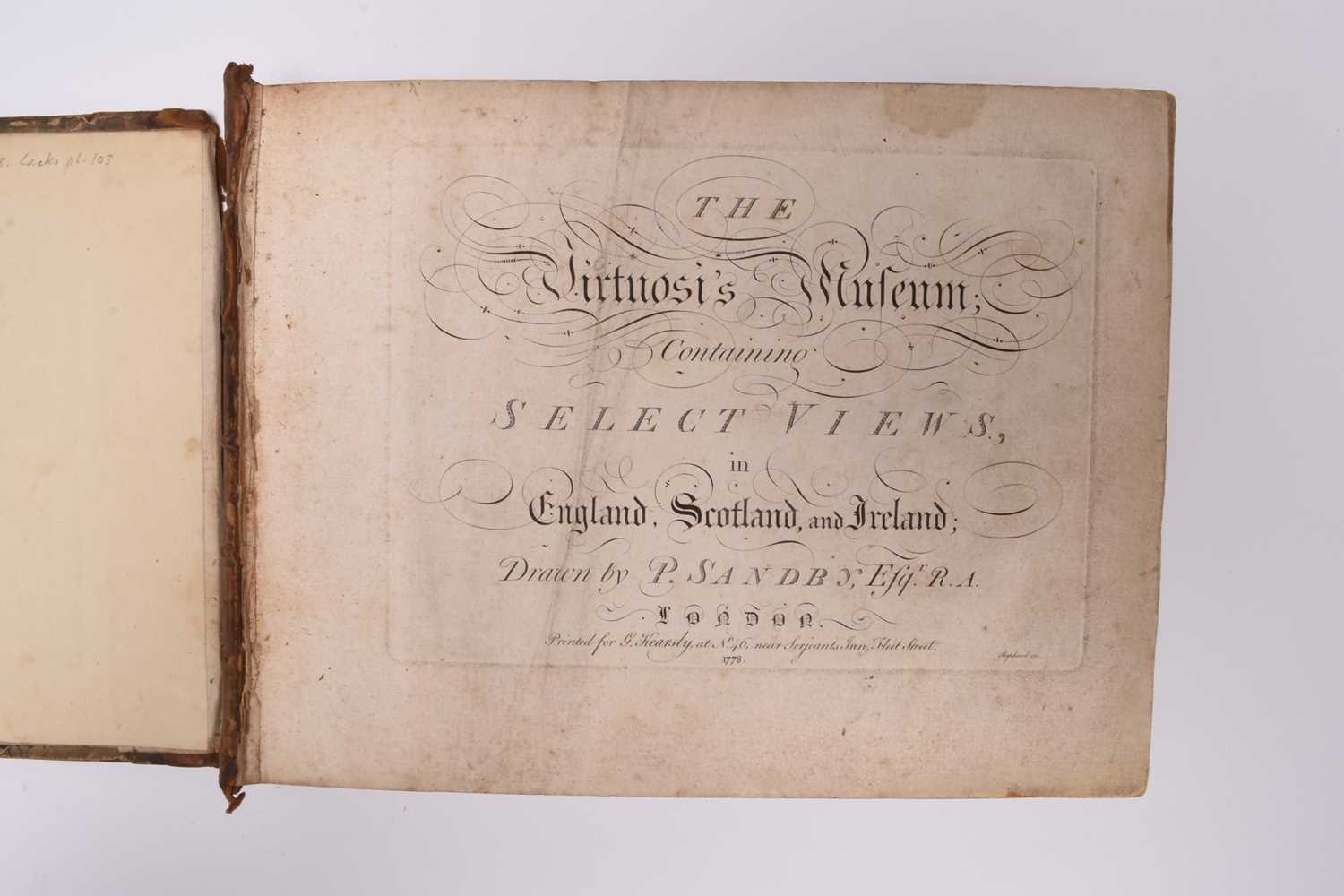 Lot 41 - SANDBY, Paul. The Virtuosi's Museum, containing select views in England, Scotland and Ireland.