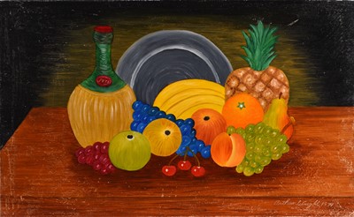 Lot 180 - Arthur Wright (1904-1981) Still Life Studies with Fruit and Vessels