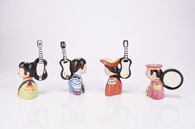 Lot 137 - A set of four Lorna Bailey Beatles Story Sgt. Pepper figures