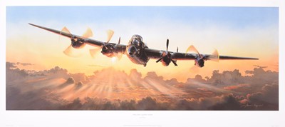 Lot 10 - Eight unframed Adrian Rigby aviation prints