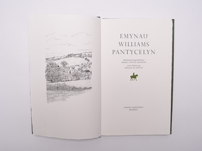 Lot 3 - GWASG GREGYNOG. Emynau Williams Pantycelyn. Folio 1991. No 167/350. With two others (3)