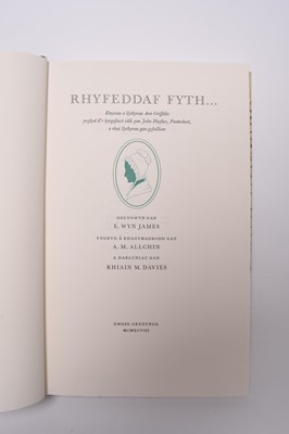 Lot 3 - GWASG GREGYNOG. Emynau Williams Pantycelyn. Folio 1991. No 167/350. With two others (3)