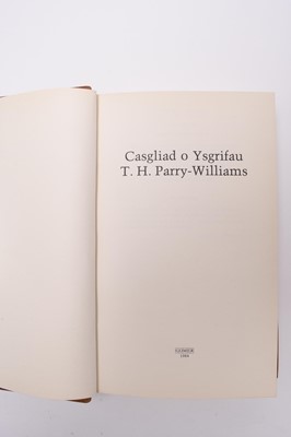 Lot 47 - PARRY-WILLIAMS, TH, Casgliad o Ysgrifau and GWASG GREGYNOG. Cerddi Robert Williams Parry (2)