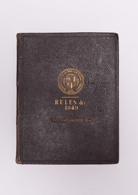 Lot 84 - SHREWSBURY AND BIRMINGHAM RAILWAY. Rules and Regulations for the guidance of the officers and men...