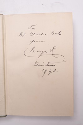 Lot 53 - BOOKS SIGNED BY QUEEN MARY OF TECK (1867-1953), wife of George V. The books were Christmas presents to Charles Cook, head gardener at Sandringham (19) (box)