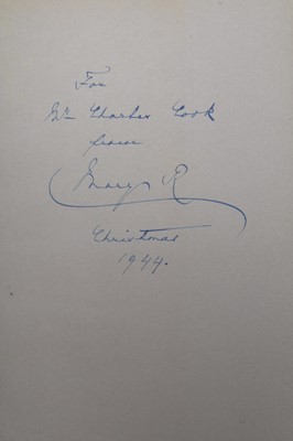 Lot 53 - BOOKS SIGNED BY QUEEN MARY OF TECK (1867-1953), wife of George V. The books were Christmas presents to Charles Cook, head gardener at Sandringham (19) (box)