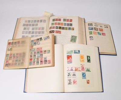 Lot 371 - World accumulation in albums etc. Good clean material including a very tidy New Ideal Postage Stamp Album