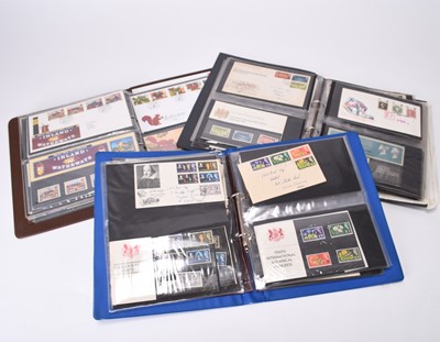 Lot 360 - Large accumulation of stamps, covers, Presentation Packs etc comprising Great Britain FDCs and PPs 1960s to 1990s in 8 albums and loose