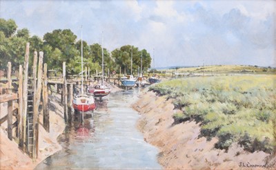 Lot 394 - John L Chapman (b.1946) Skippool Creek, River Wye