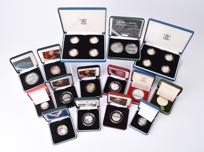 Lot 45 - An assorted collection of U.K silver and cupro-nickel commemorative coinage comprising