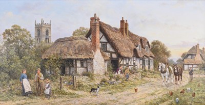 Lot 391 - John L Chapman (b.1946) Shakespeare's England, Stratford Upon Avon