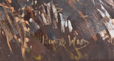 Lot 67 - Richard Wood (b.1950) Two Rural Winter Landscapes
