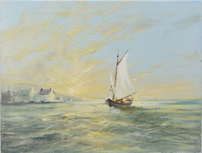 Lot 247 - Bernard Banks (20th Century) Four Sailing Oils