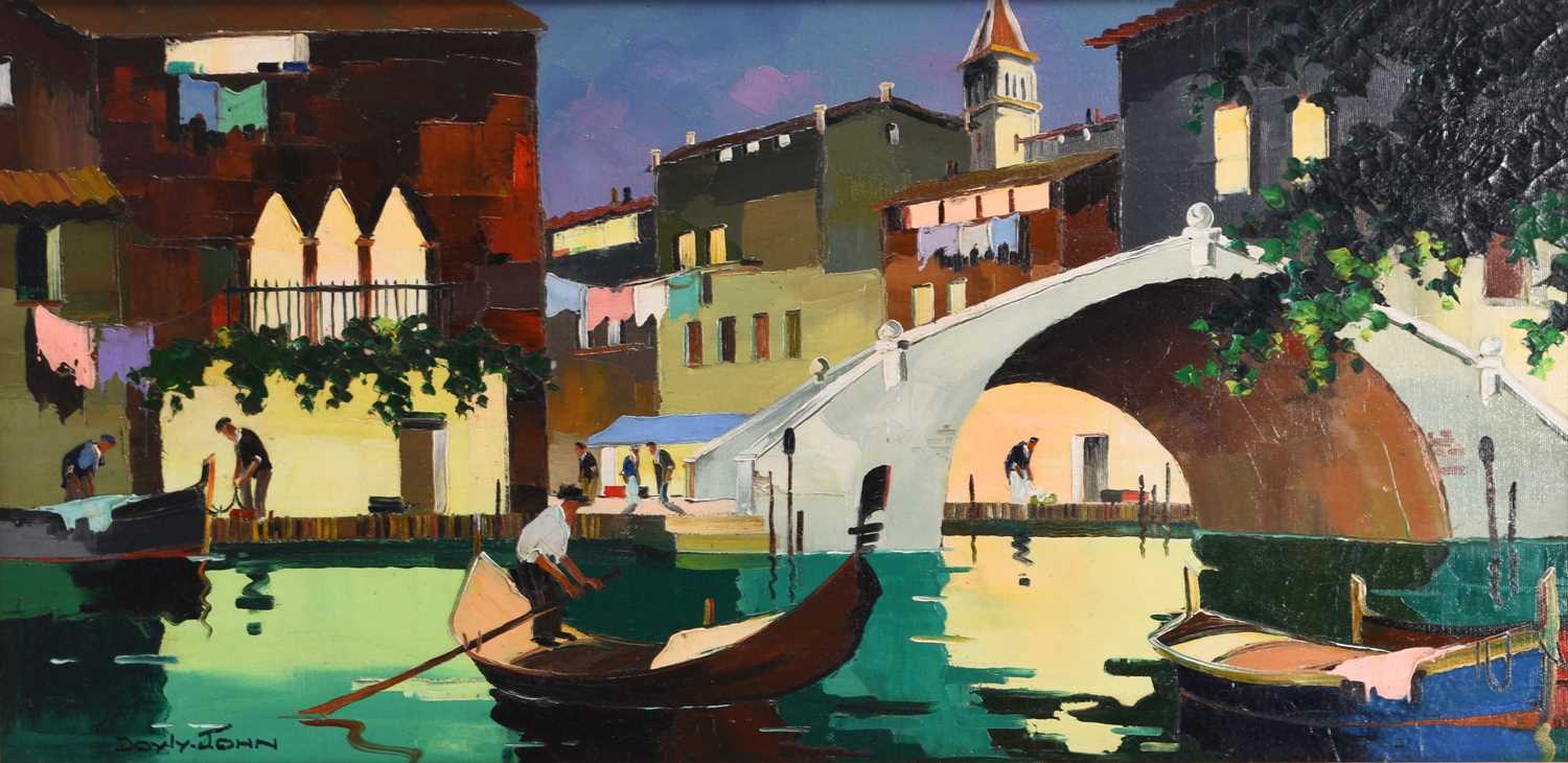 94 - Cecil Rochfort D'Oyly-John (1906-1993) Venice Canal Scene