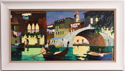 Lot 94 - Cecil Rochfort D'Oyly-John (1906-1993) Venice Canal Scene