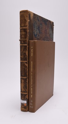 Lot 132 - PHILLIPS, T, History and Antiquities of Shrewsbury, 4to, Shrewsbury 1779